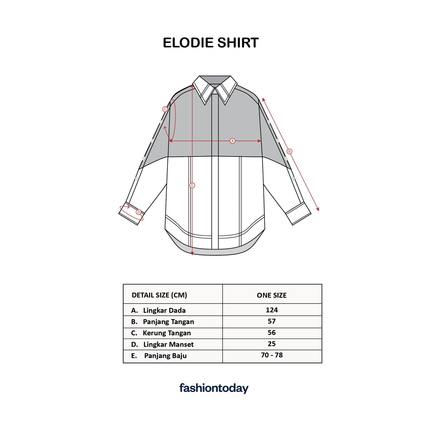 Elodie Shirt - Fashiontoday
