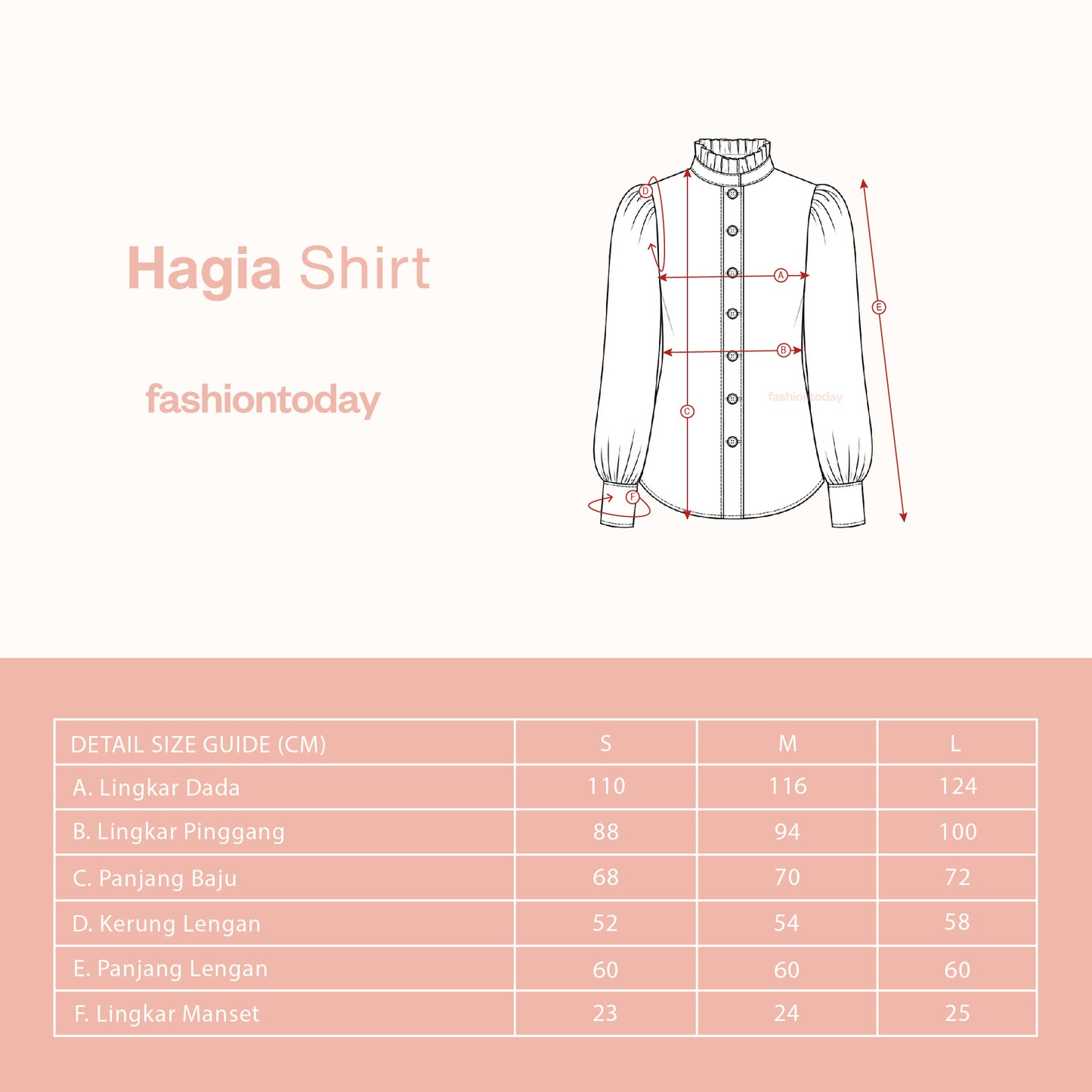 Hagia Shirt - Fashiontoday