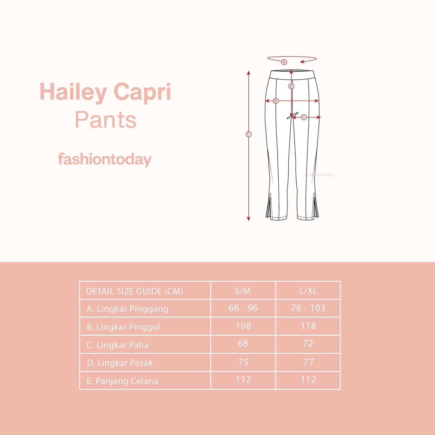 Hailey Capri Pants - Fashiontoday