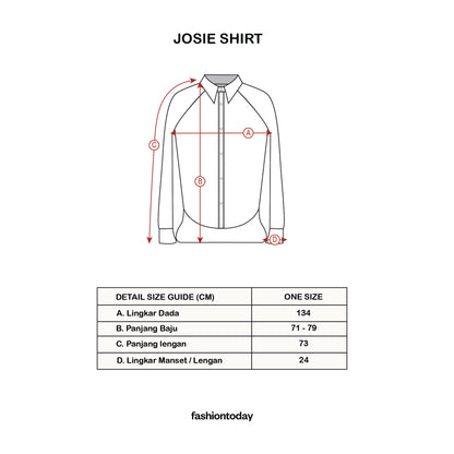 Josie Shirt ( Kemeja Premium Fashiontoday )