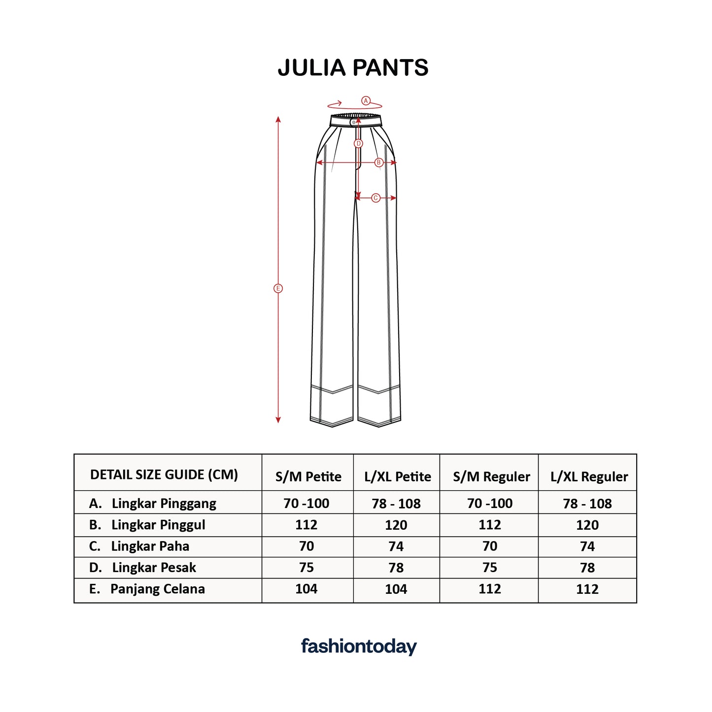 Julia Pants - Fashiontoday