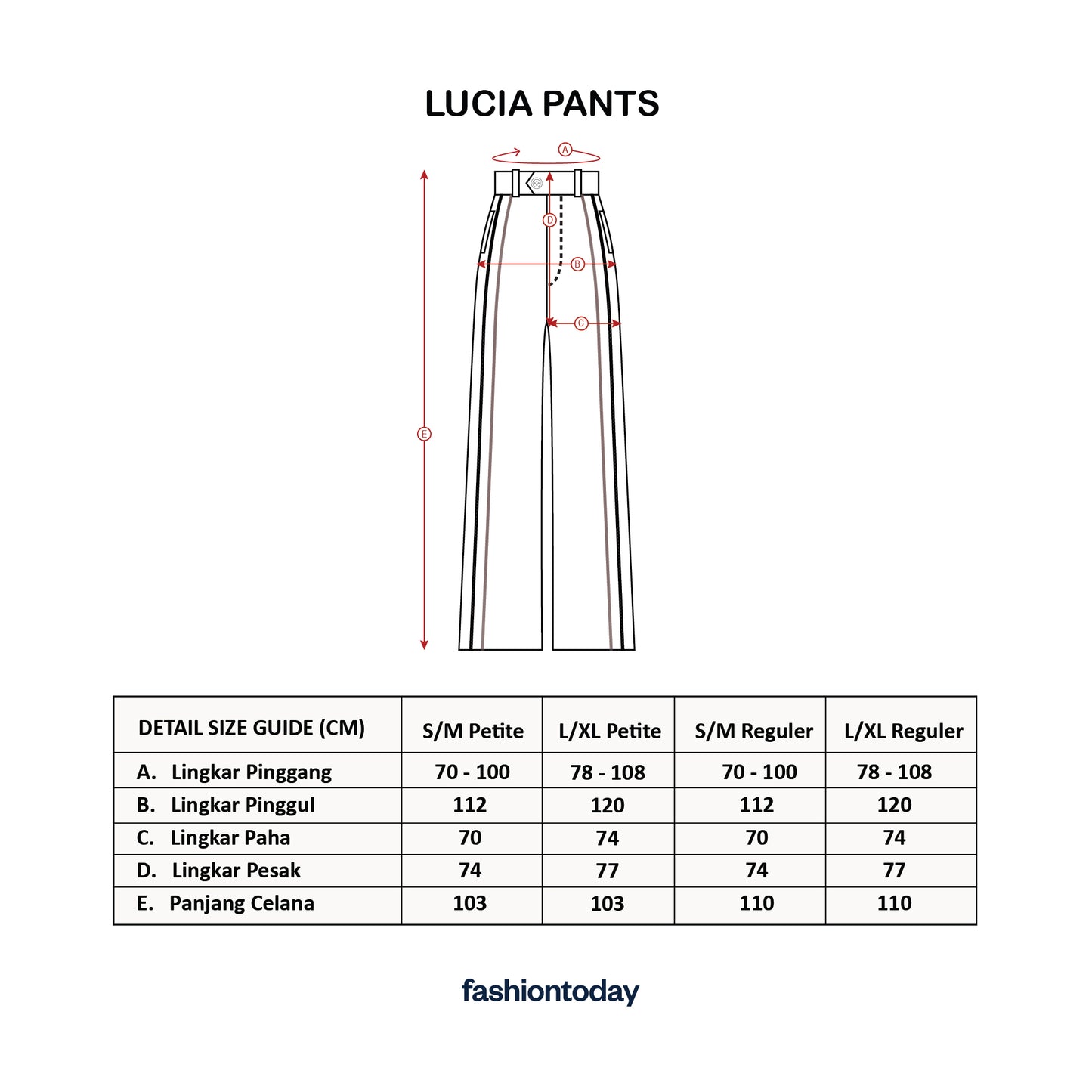 Lucia Pants - Fashiontoday