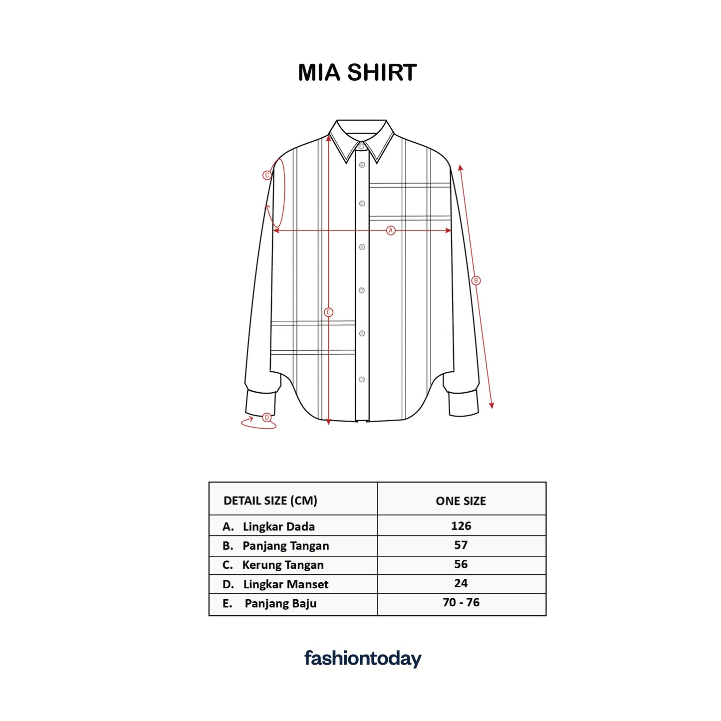 Mia Shirt - Fashiontoday