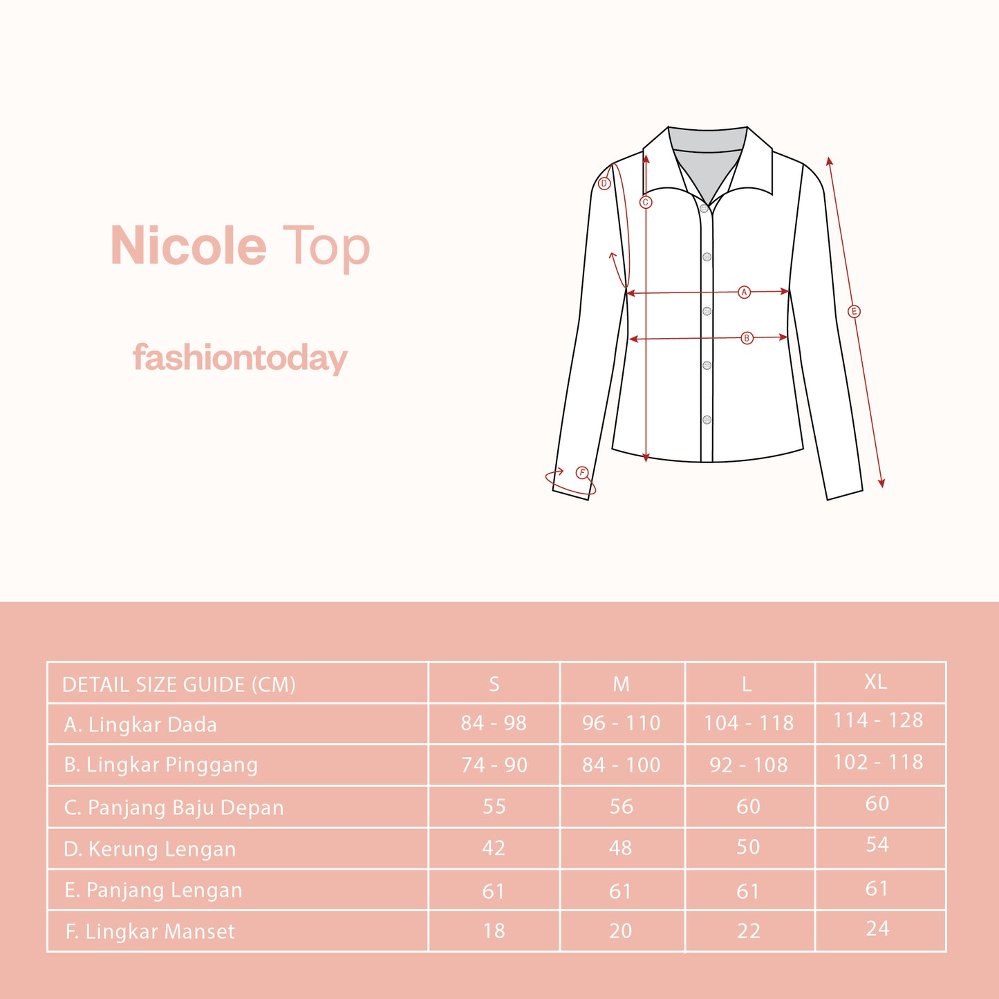 Nicole Top - Fashiontoday