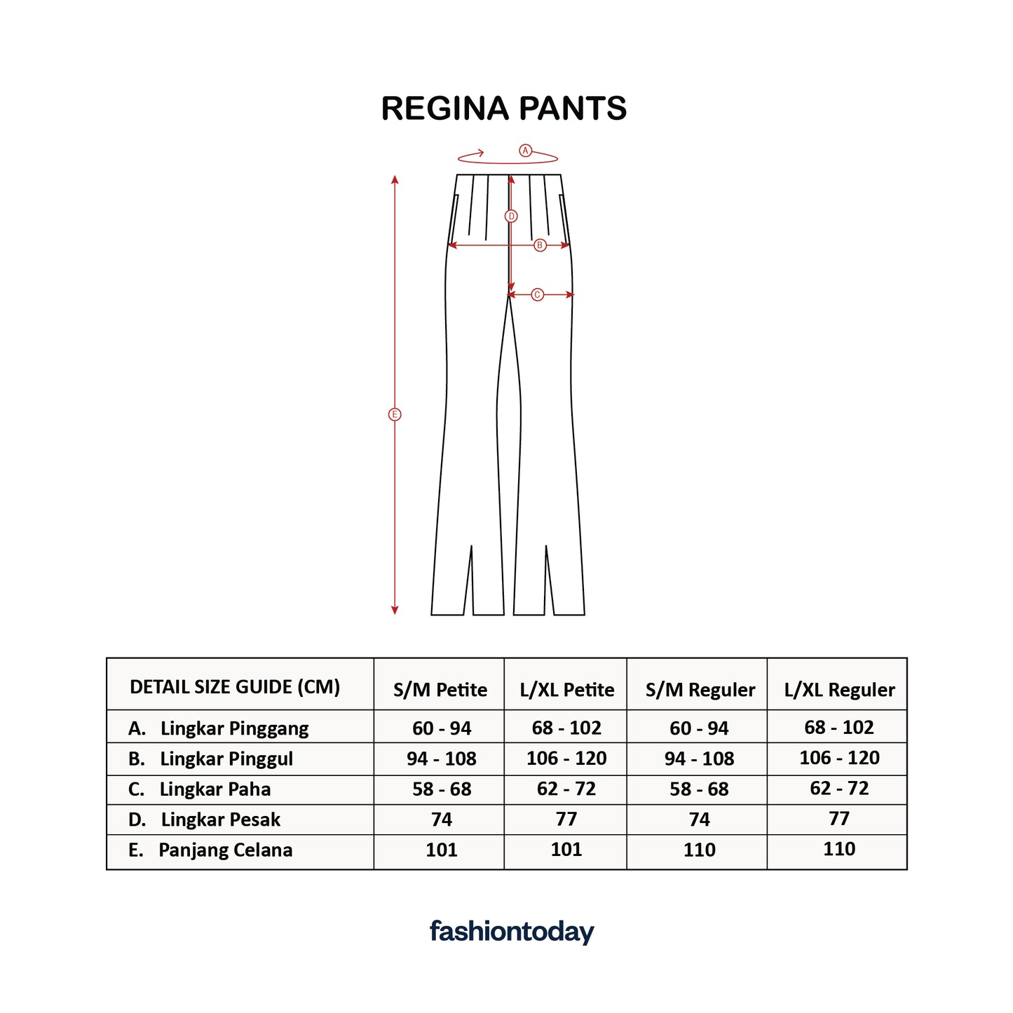 Regina Pants - Fashiontoday