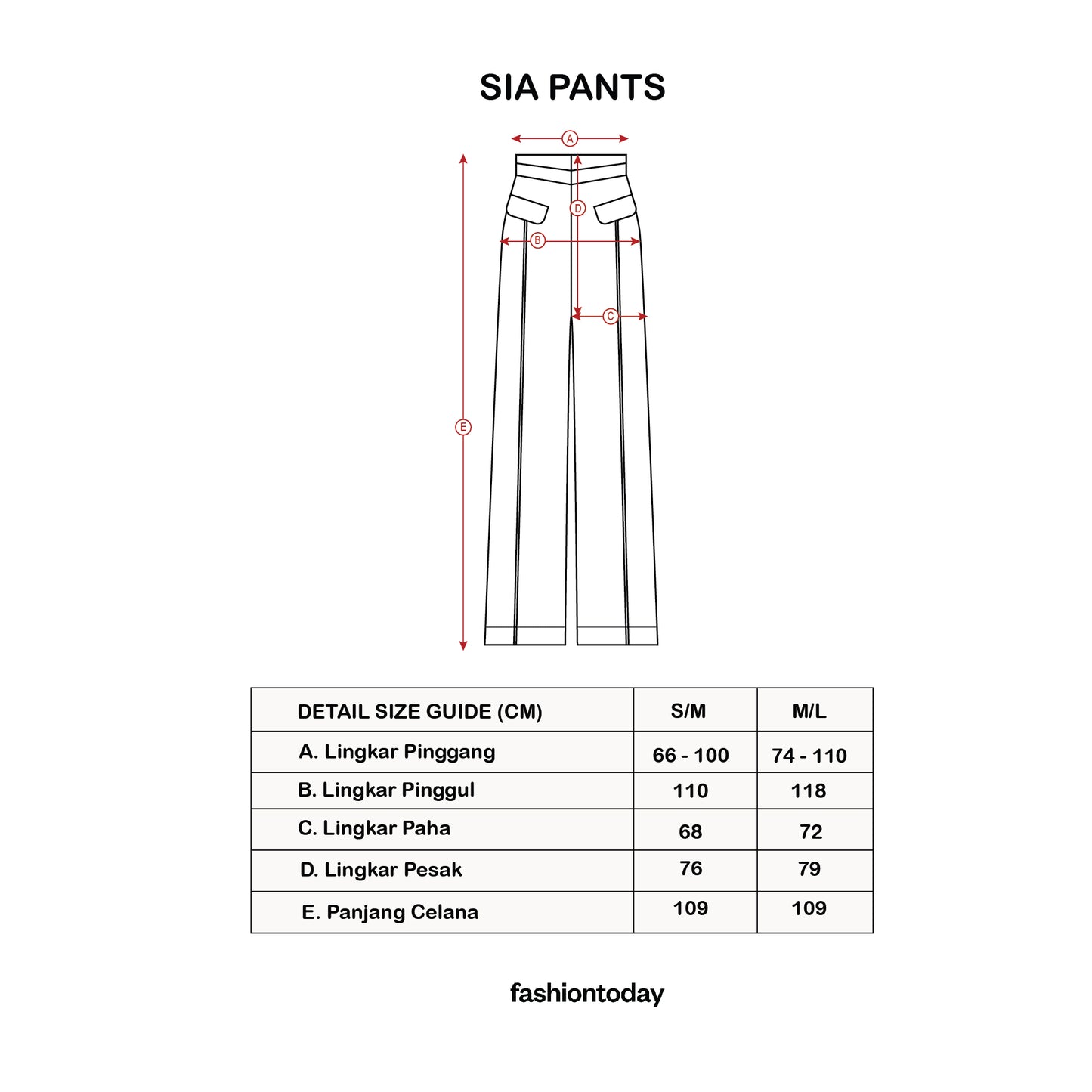 Sia Pants - Fashiontoday
