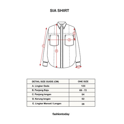 Sia Shirt - Fashiontoday