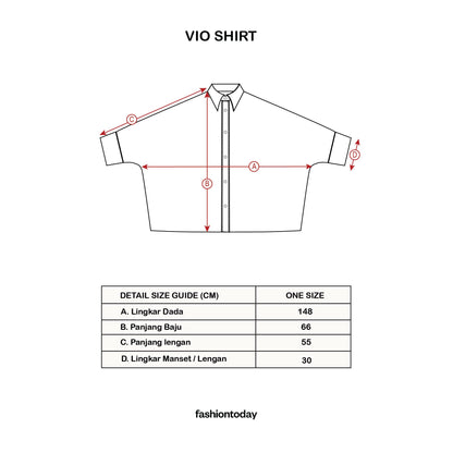 Vio Shirt ( Kemeja Premium Fashiontoday )