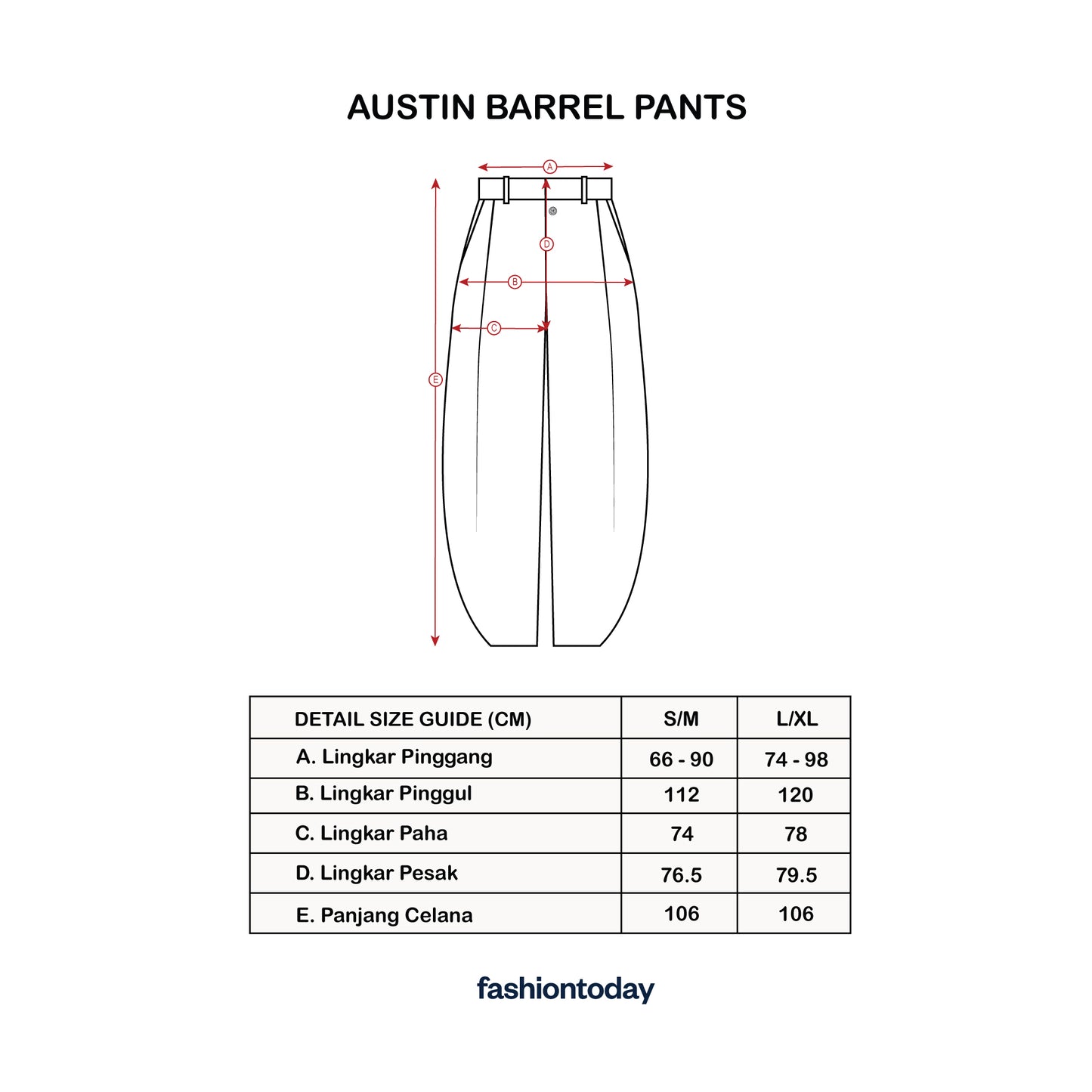Austin Barrel Pants - Fashiontoday