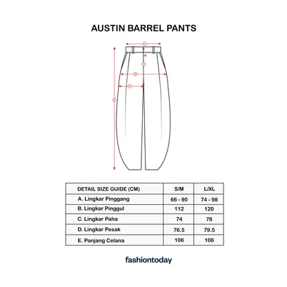 Austin Barrel Pants - Fashiontoday