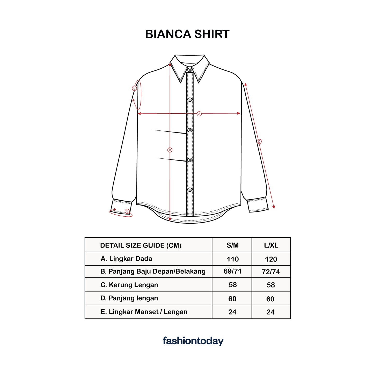 Bianca Shirt - Fashiontoday