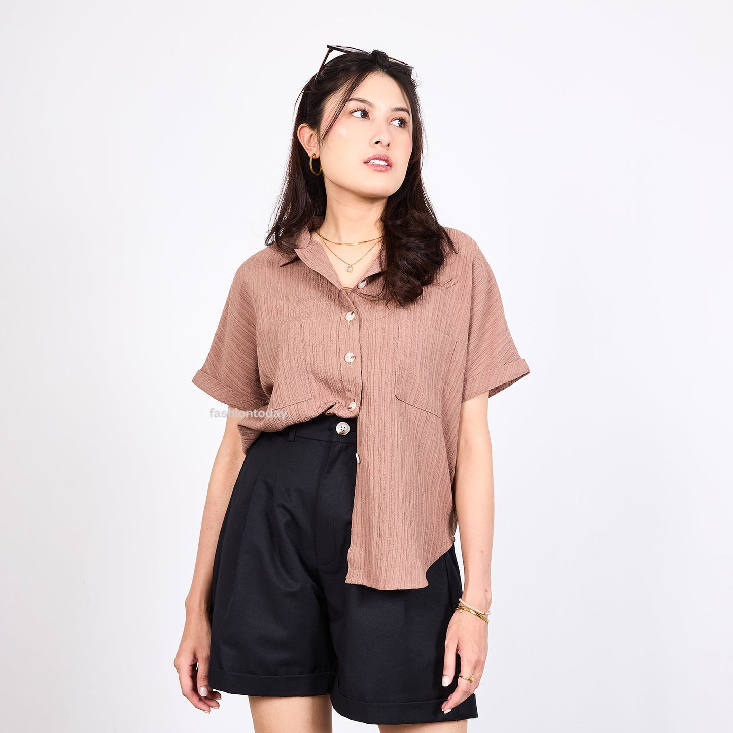 Cassey Shirt ( Kemeja Premium Fashiontoday )