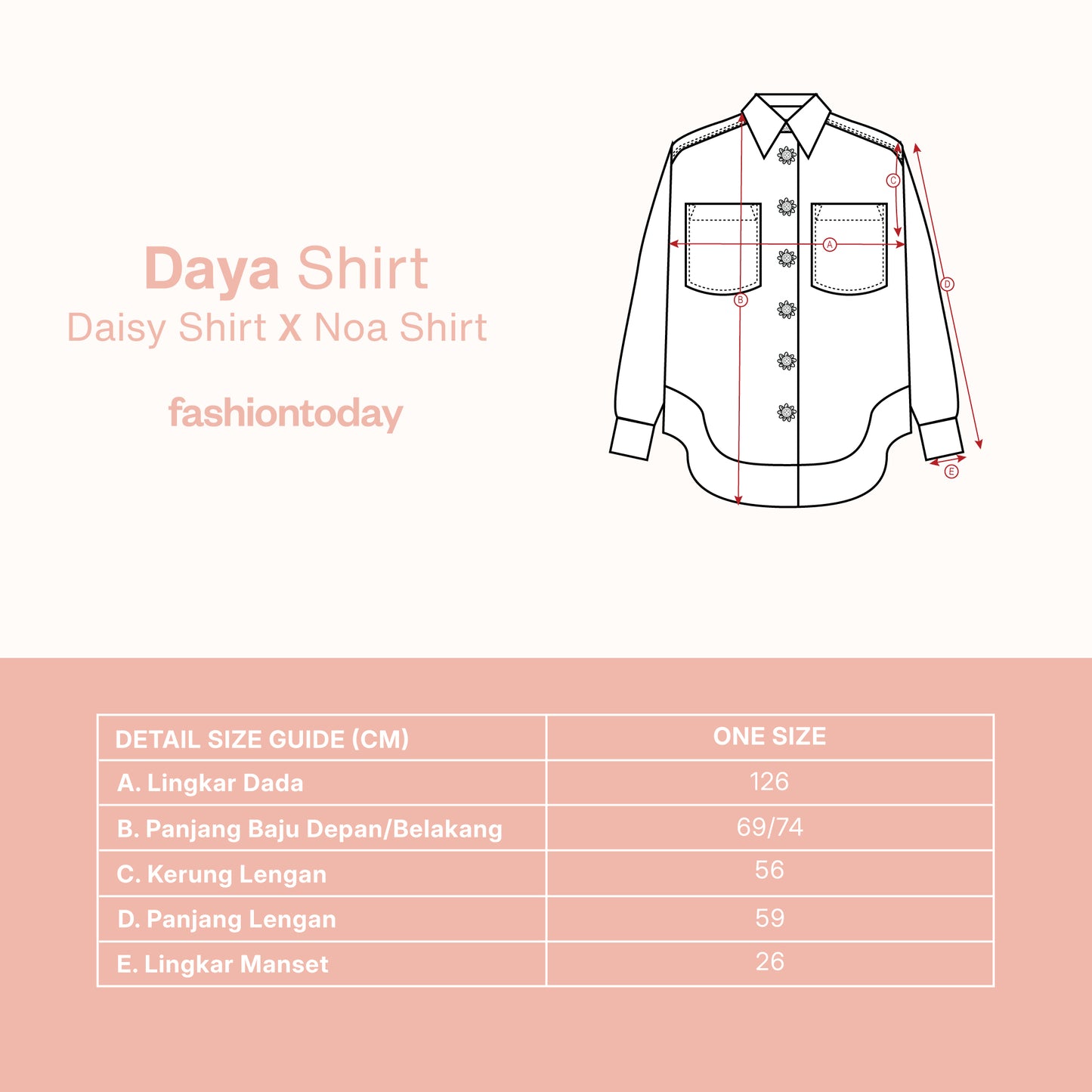 Daya Shirt (Daisy x Noa )