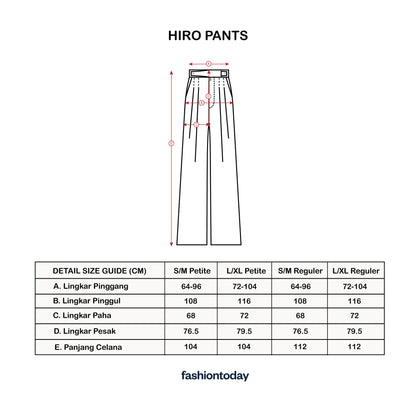 Hiro Pants - Fashiontoday