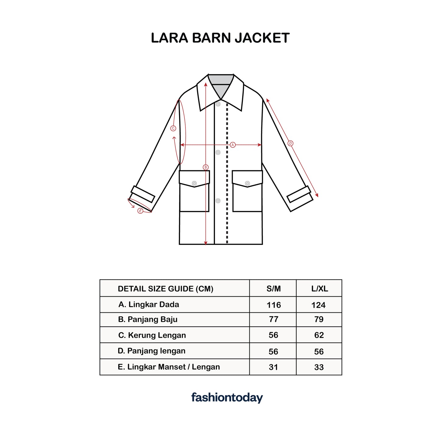 Lara Barn Jacket - Fashiontoday