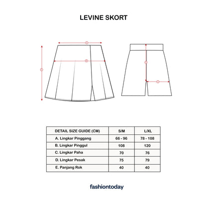 Levine Skort - Fashiontoday