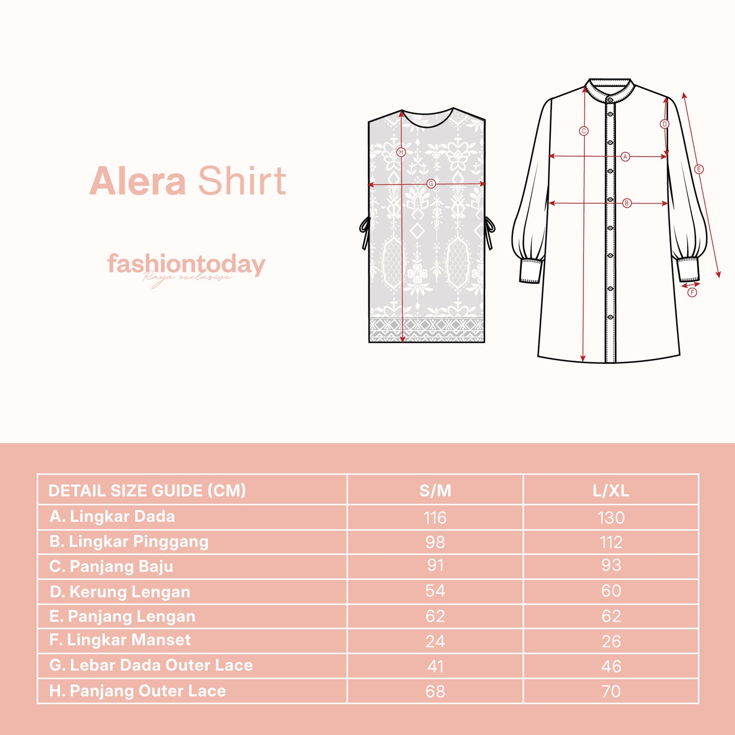 Alera Shirt - Fashiontoday Raya Exclusive