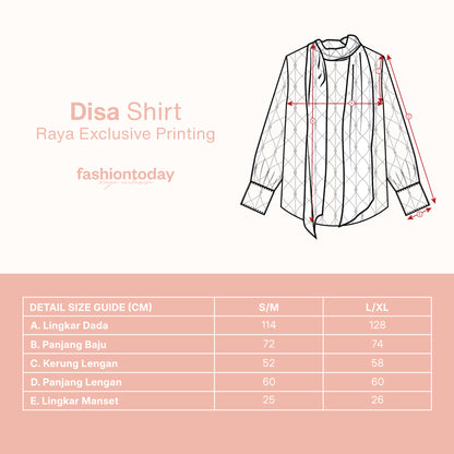 Disa Shirt Raya Exclusive Printing - Fashiontoday Raya Exclusive