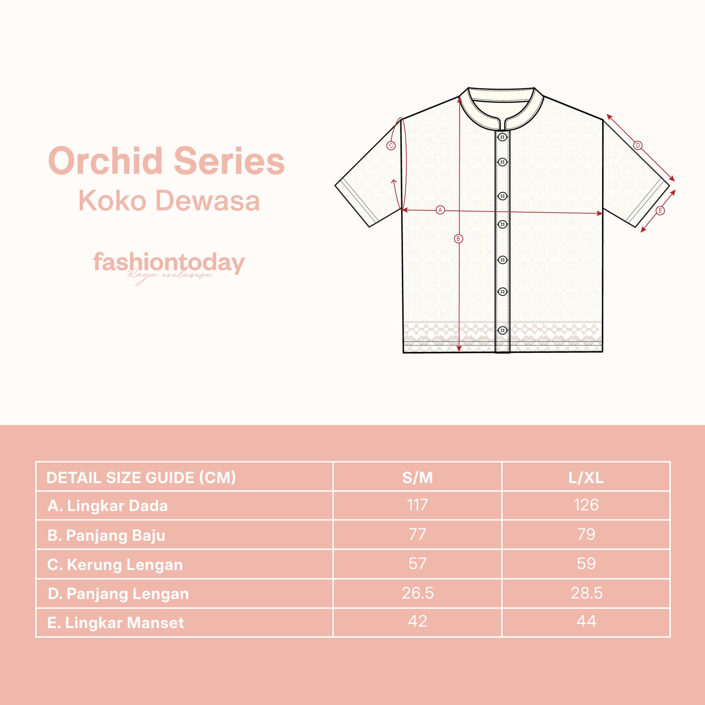 Orchid Series Koko Dewasa - Fashiontoday Raya Exclusive