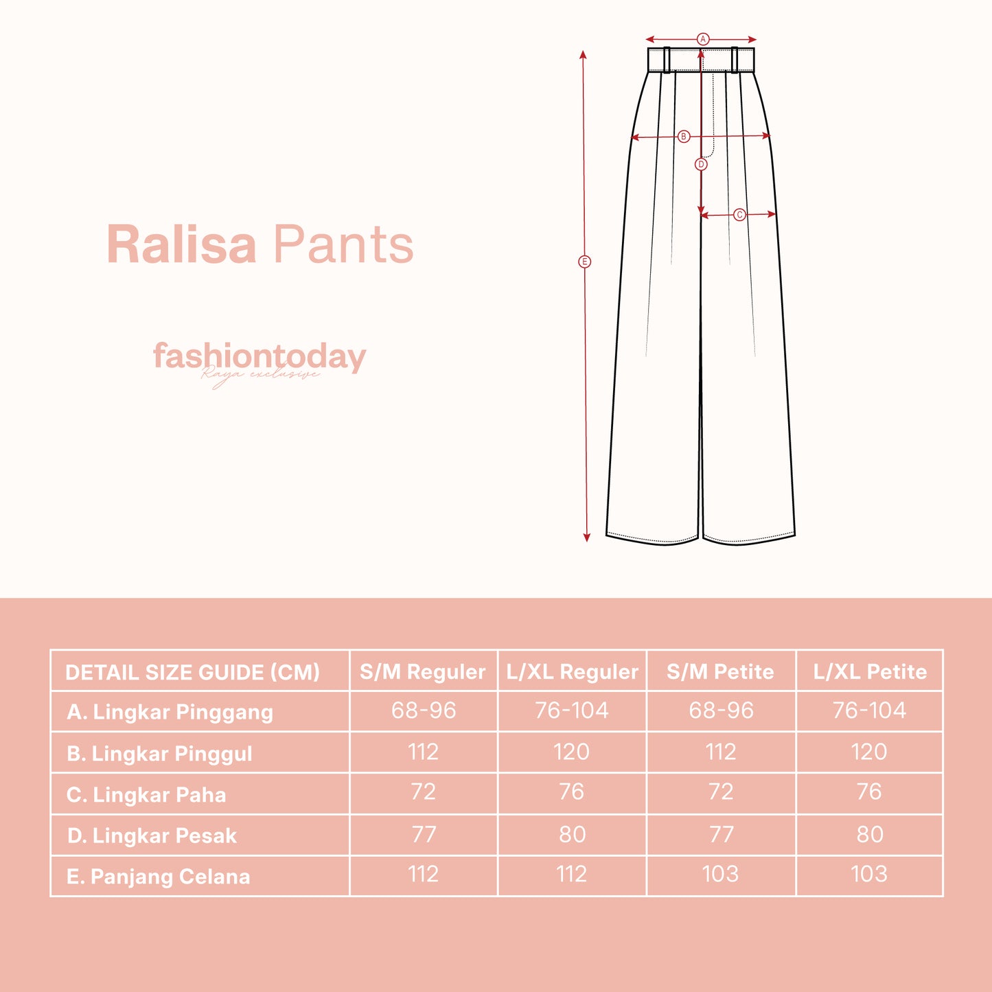 Ralisa Pants - Fashiontoday Raya Exclusive