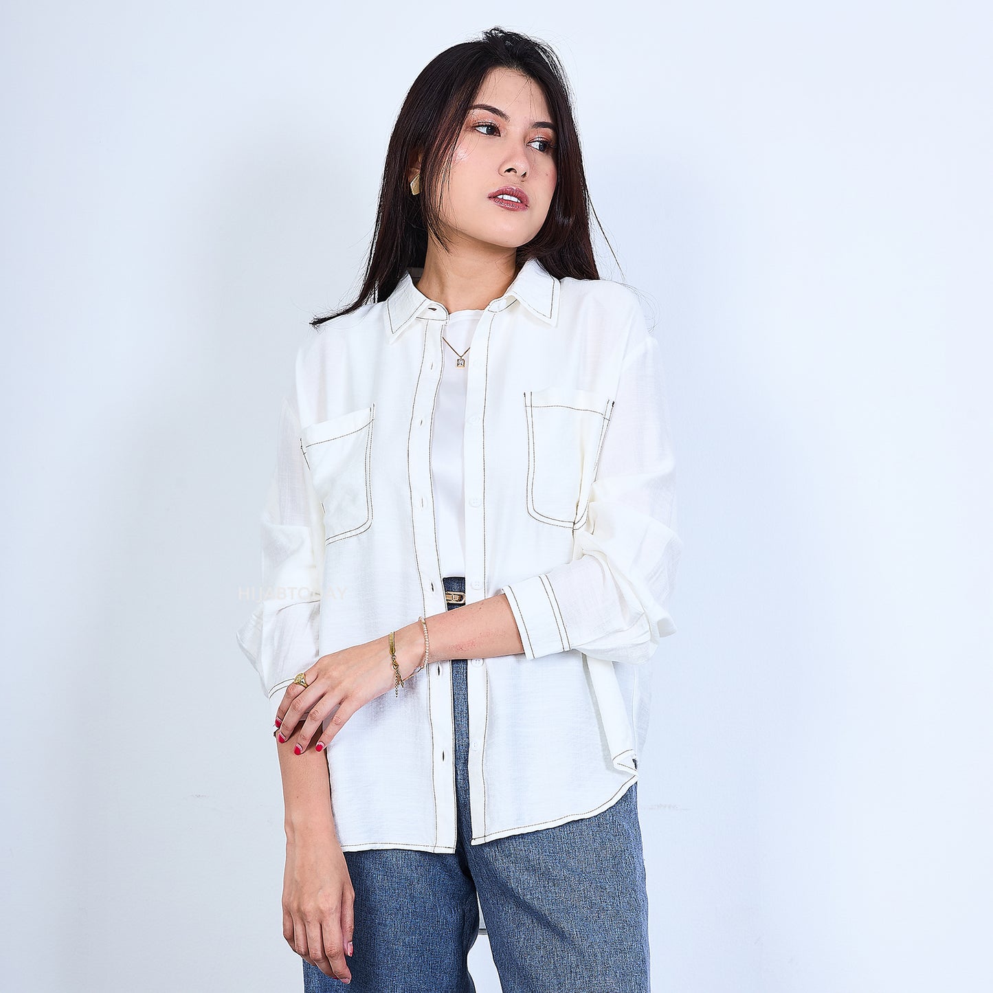 Ravela Shirt ( Kemeja Premium Hijabtoday  )