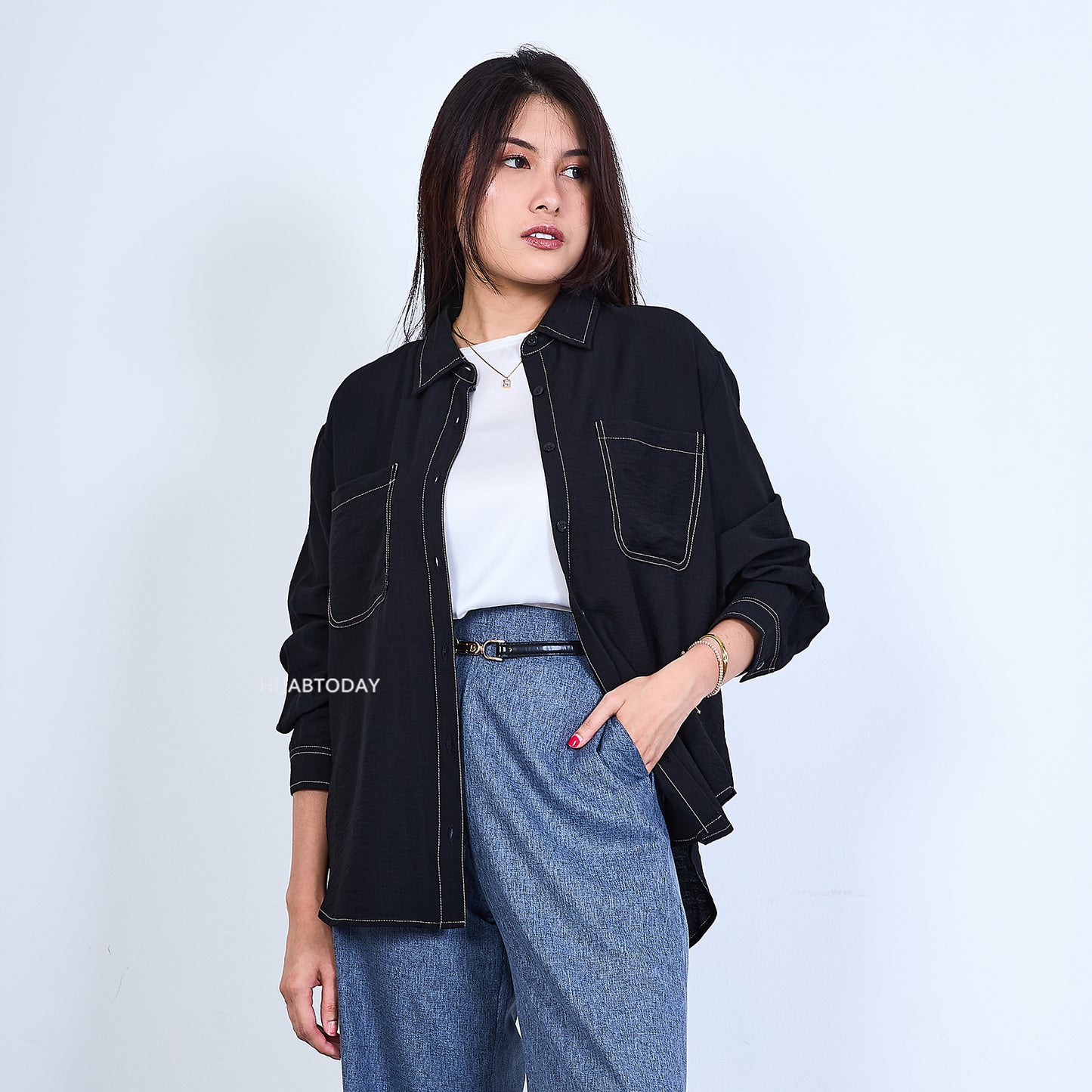 Ravela Shirt ( Kemeja Premium Hijabtoday  )