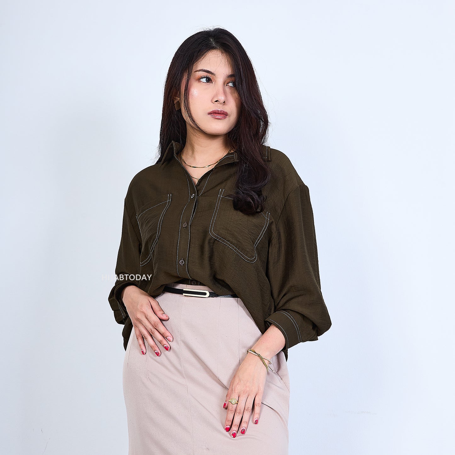 Ravela Shirt ( Kemeja Premium Hijabtoday  )