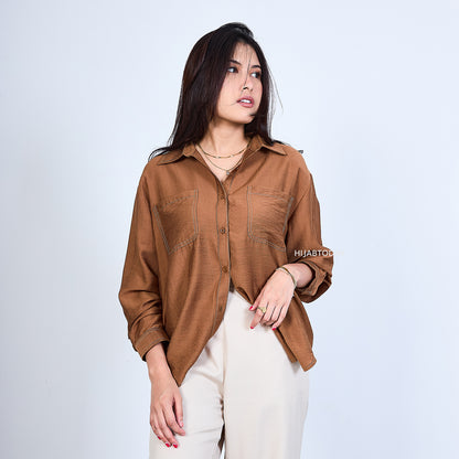 Ravela Shirt ( Kemeja Premium Hijabtoday  )