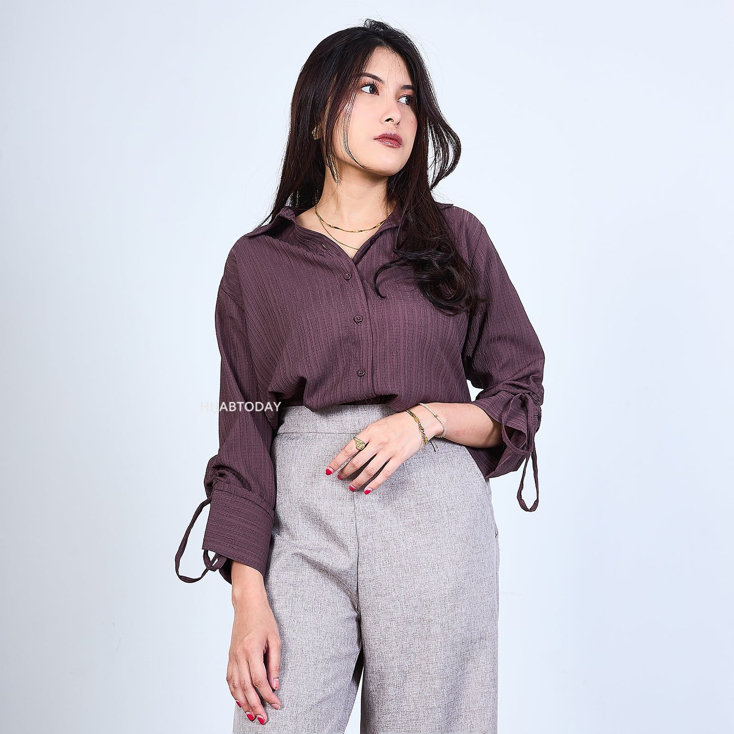 Tiara Shirt ( Kemeja Premium Hijabtoday )