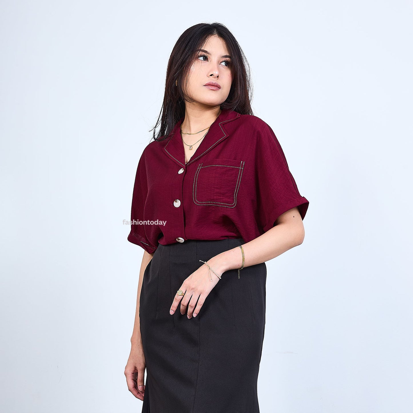 Halley Shirt ( Kemeja Premium Fashiontoday )