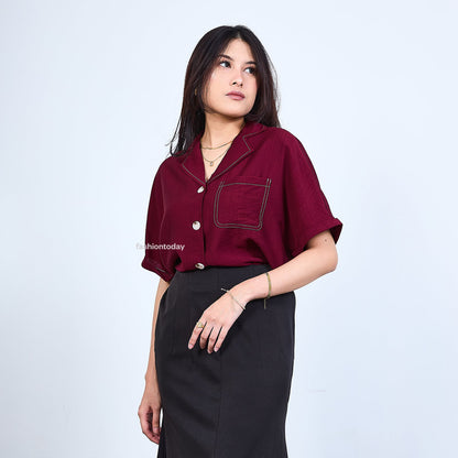 Halley Shirt ( Kemeja Premium Fashiontoday )