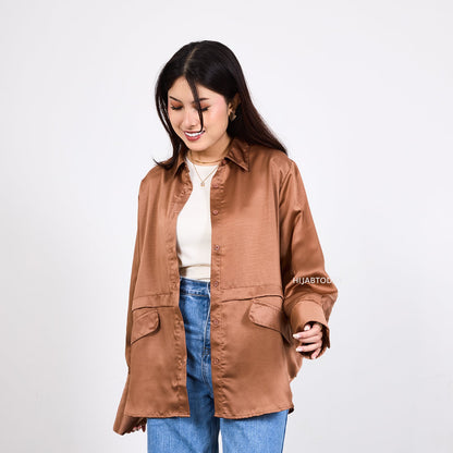 Rena Shirt ( Kemeja Premium Hijabtoday )