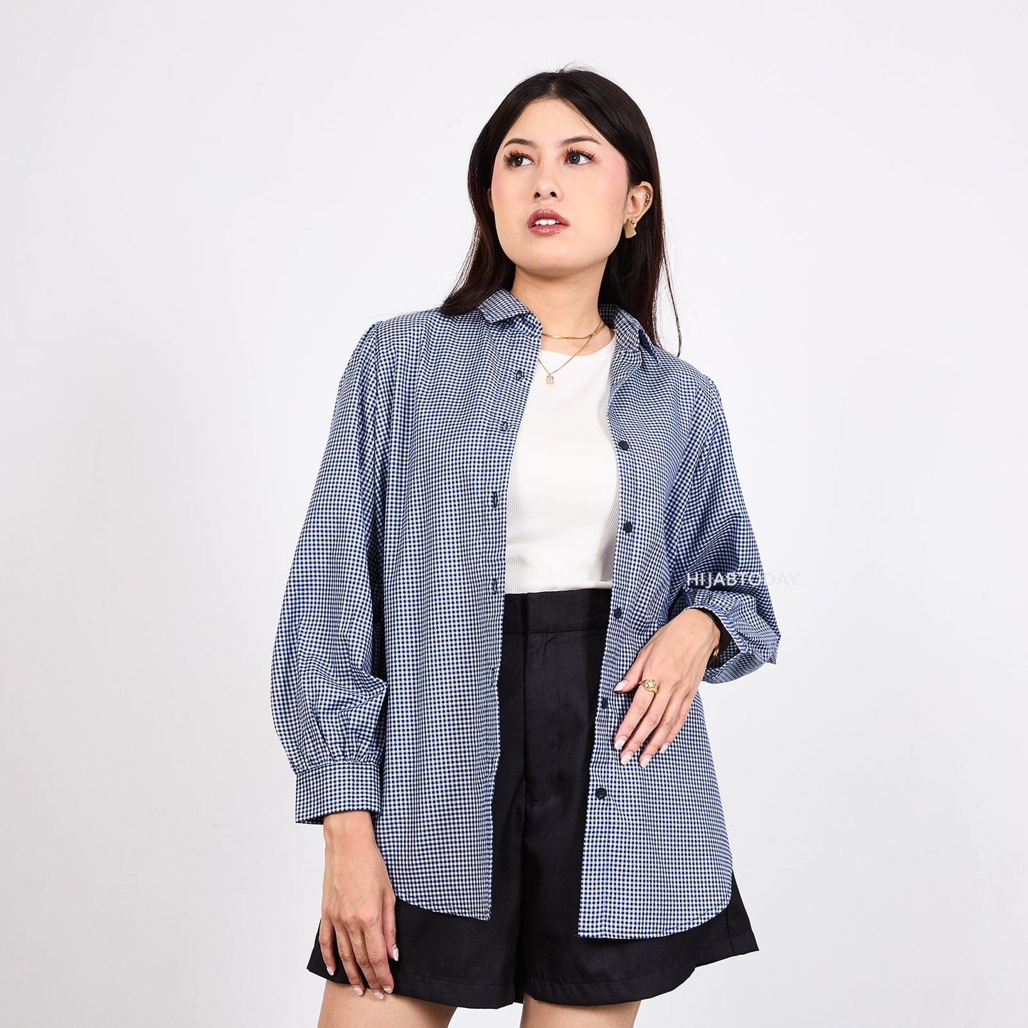 Carla Shirt Checkered - Hijabtoday