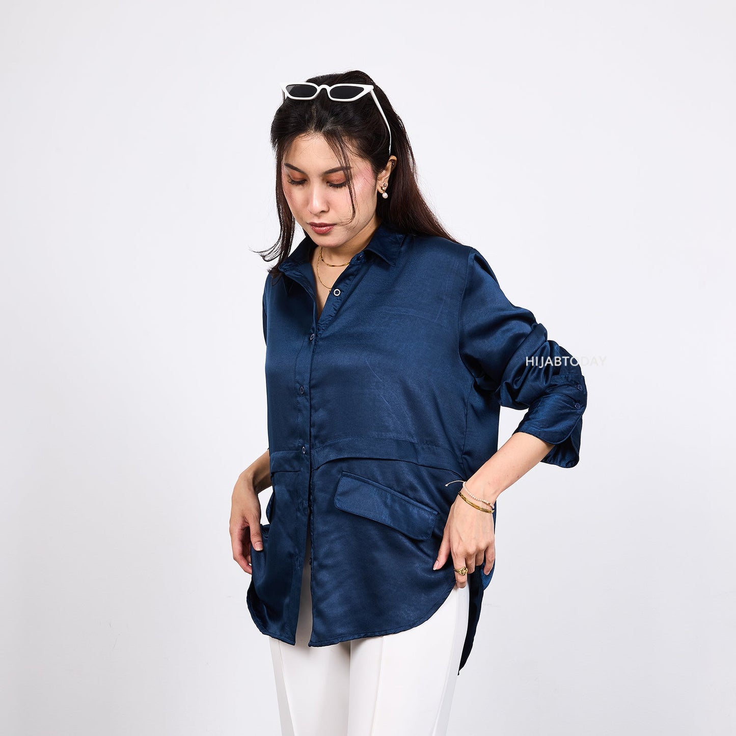 Rena Shirt ( Kemeja Premium Hijabtoday )