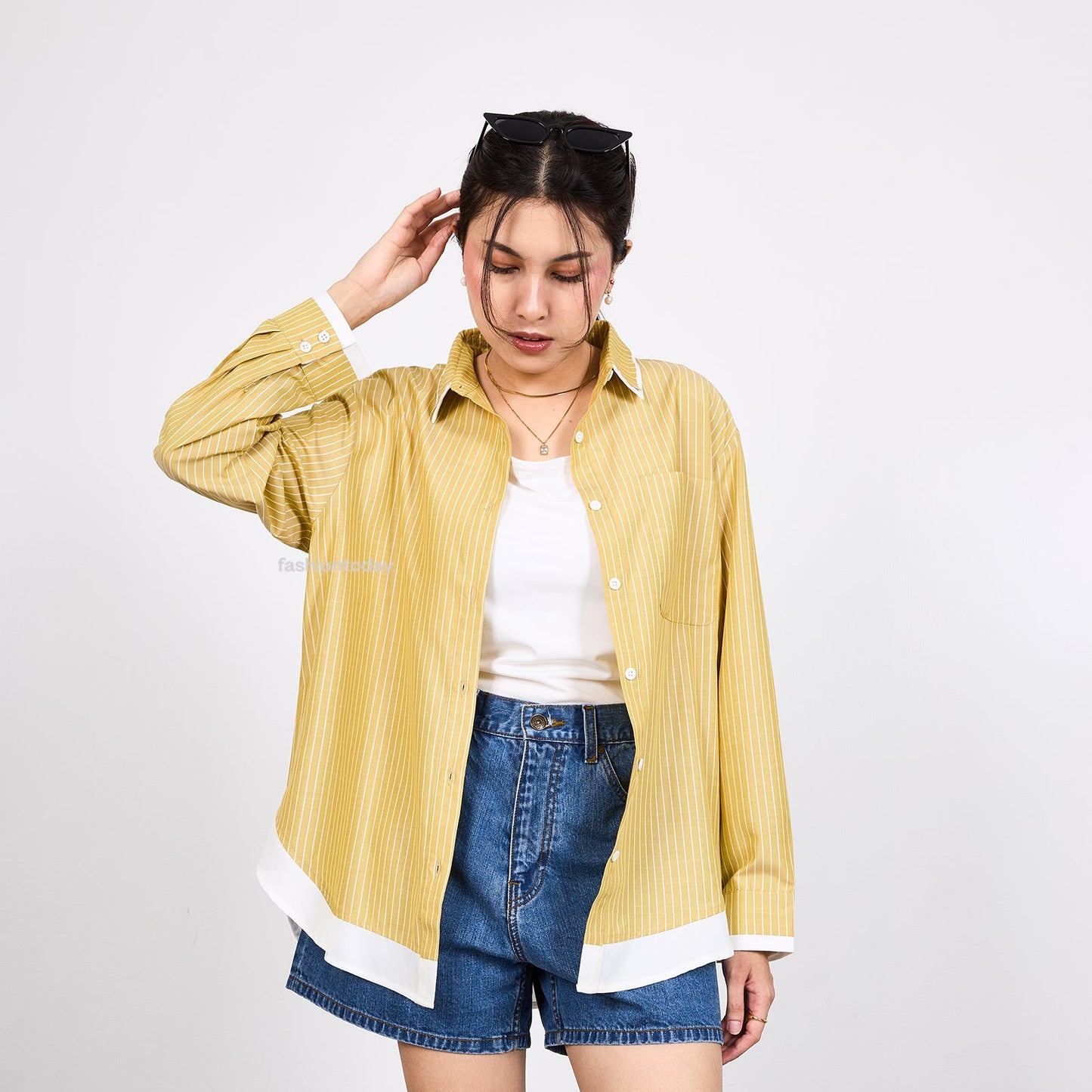 Leticia Shirt ( Kemeja Premium Fashiontoday )