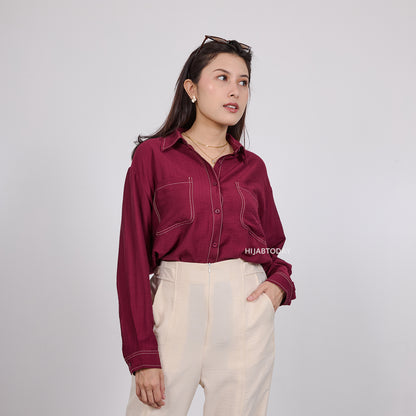 Ravela Shirt ( Kemeja Premium Hijabtoday  )