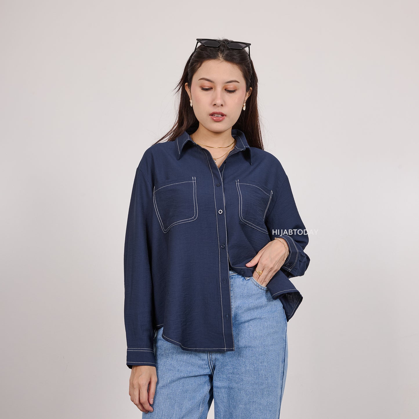 Ravela Shirt ( Kemeja Premium Hijabtoday  )