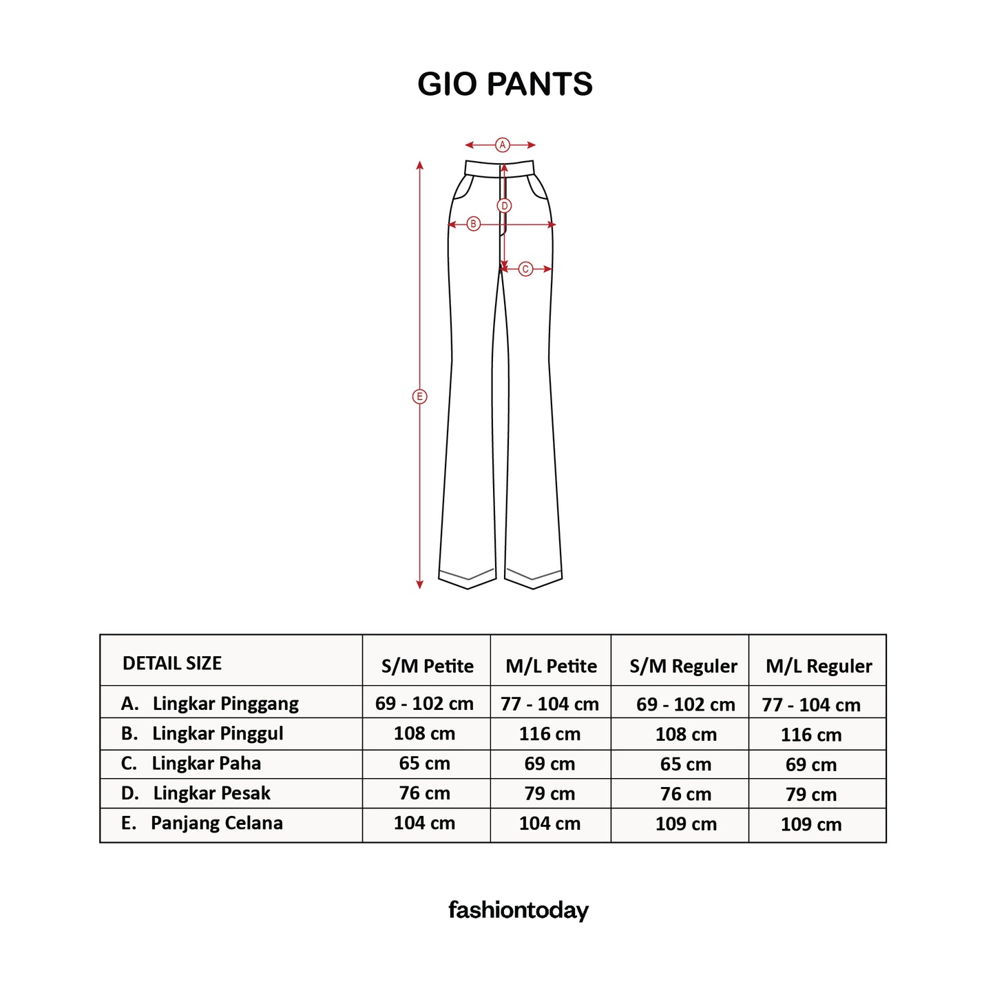 Gio Pants - Fashiontoday