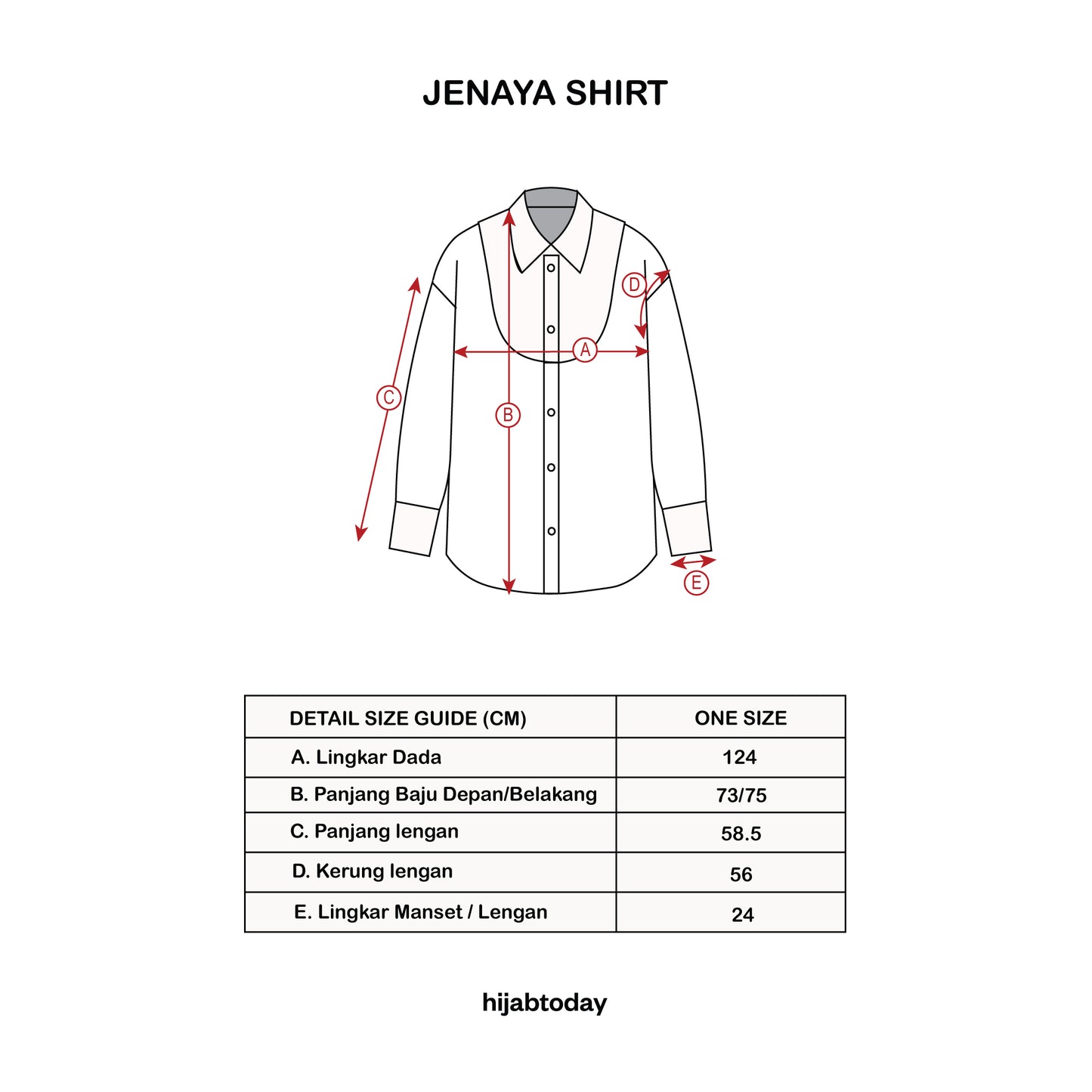 Jenaya Shirt - Hijabtoday