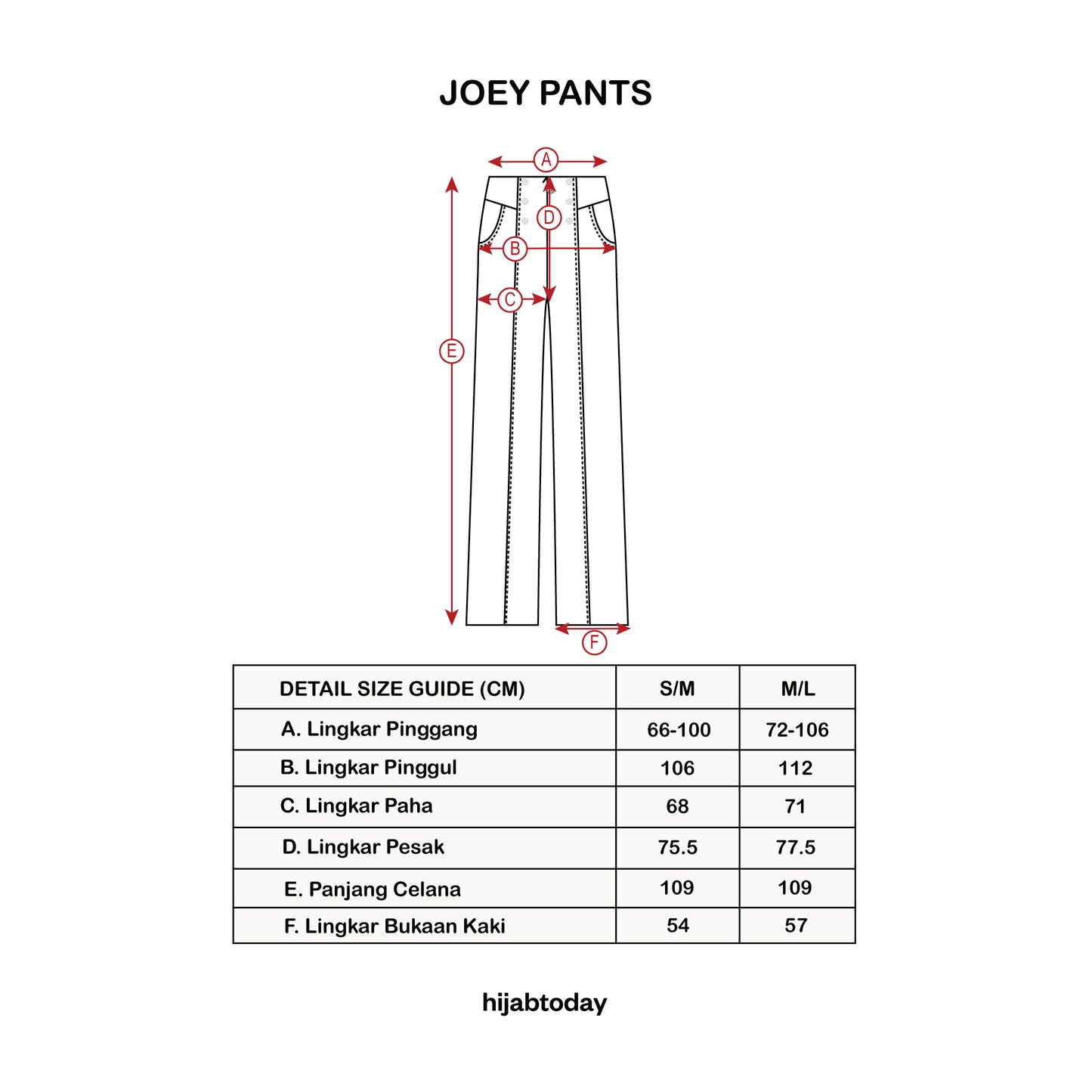 Joey Pants ( Celana Premium Hijabtoday )