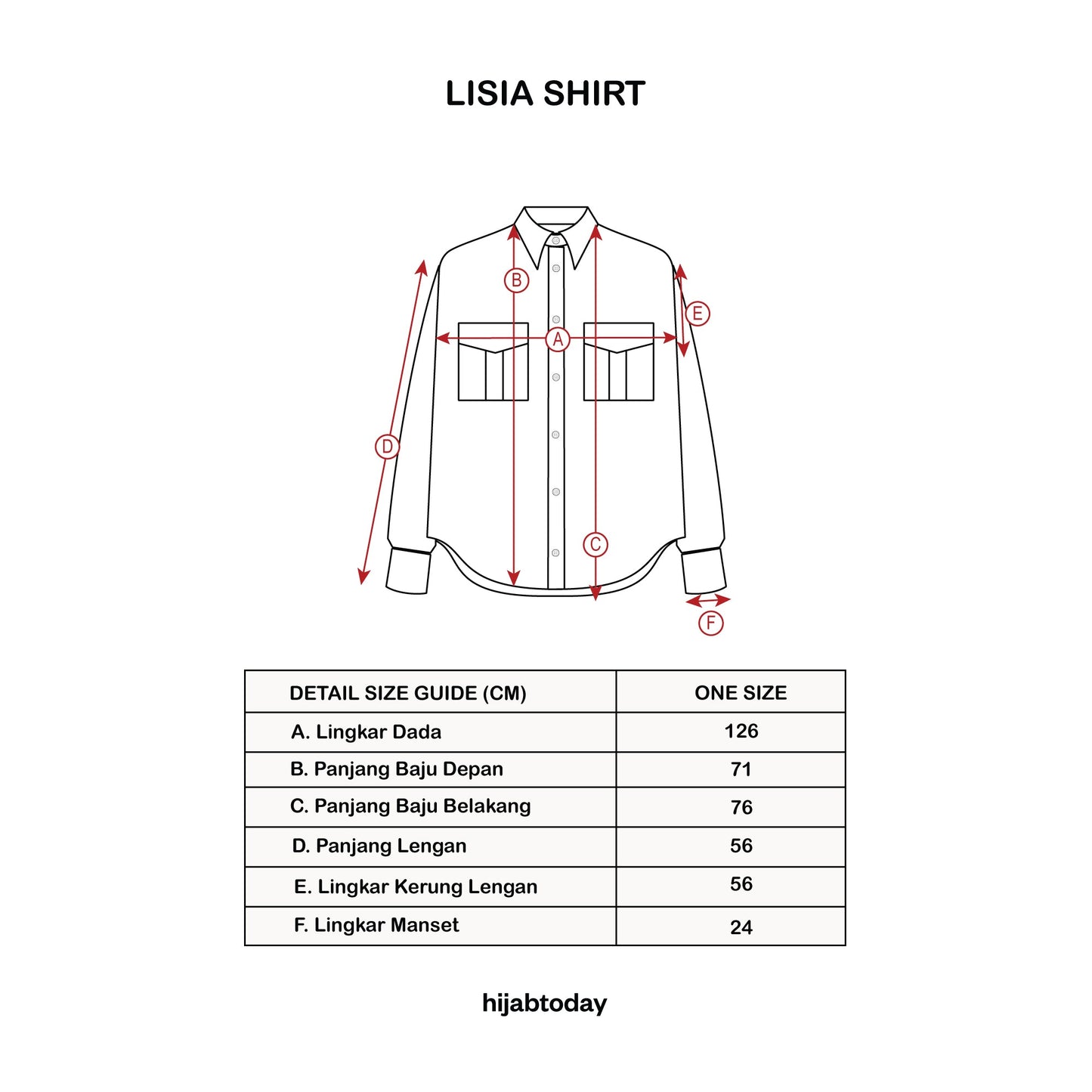 Lisia Shirt - Hijab Today
