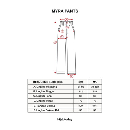 Myra Pants ( Celana Panjang Premium Hijabtoday )