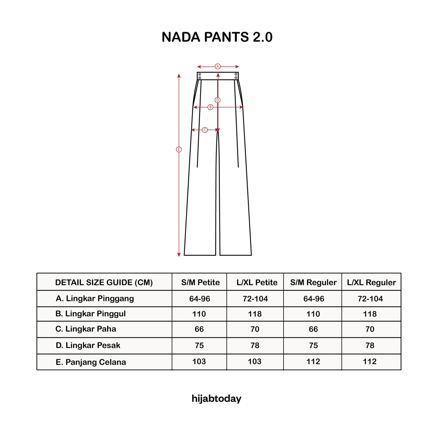 Nada Pants 2.0 - Hijab Today