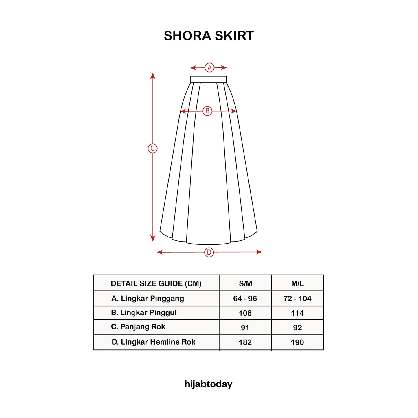 Shora Skirt ( Rok Premium Hijabtoday )