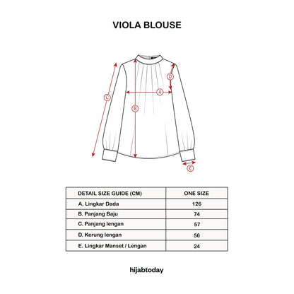 Viola Blouse ( Blouse Premium Hijabtoday )