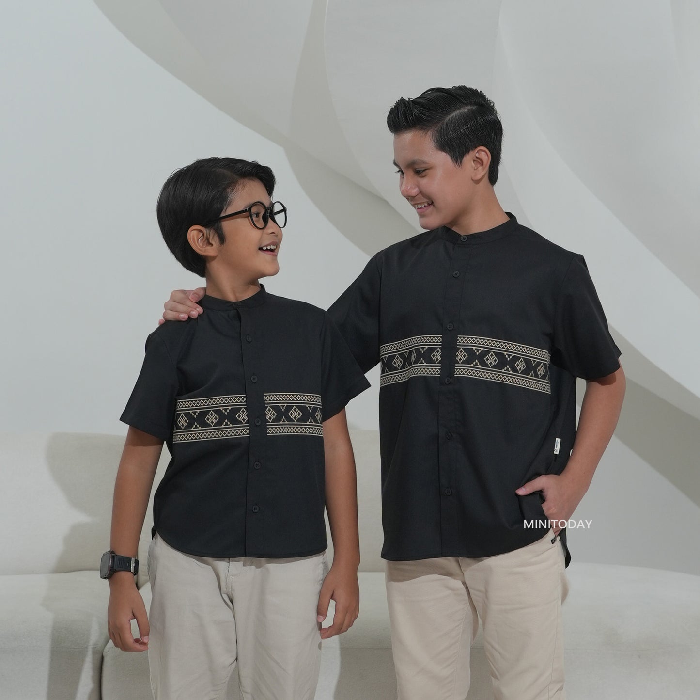 Camelia Series Koko Anak Sarimbit Keluarga Lebaran