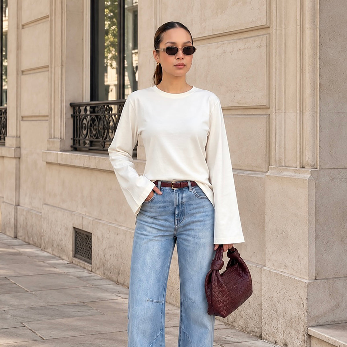 Loora Long Sleeve T-Shirt - TDY