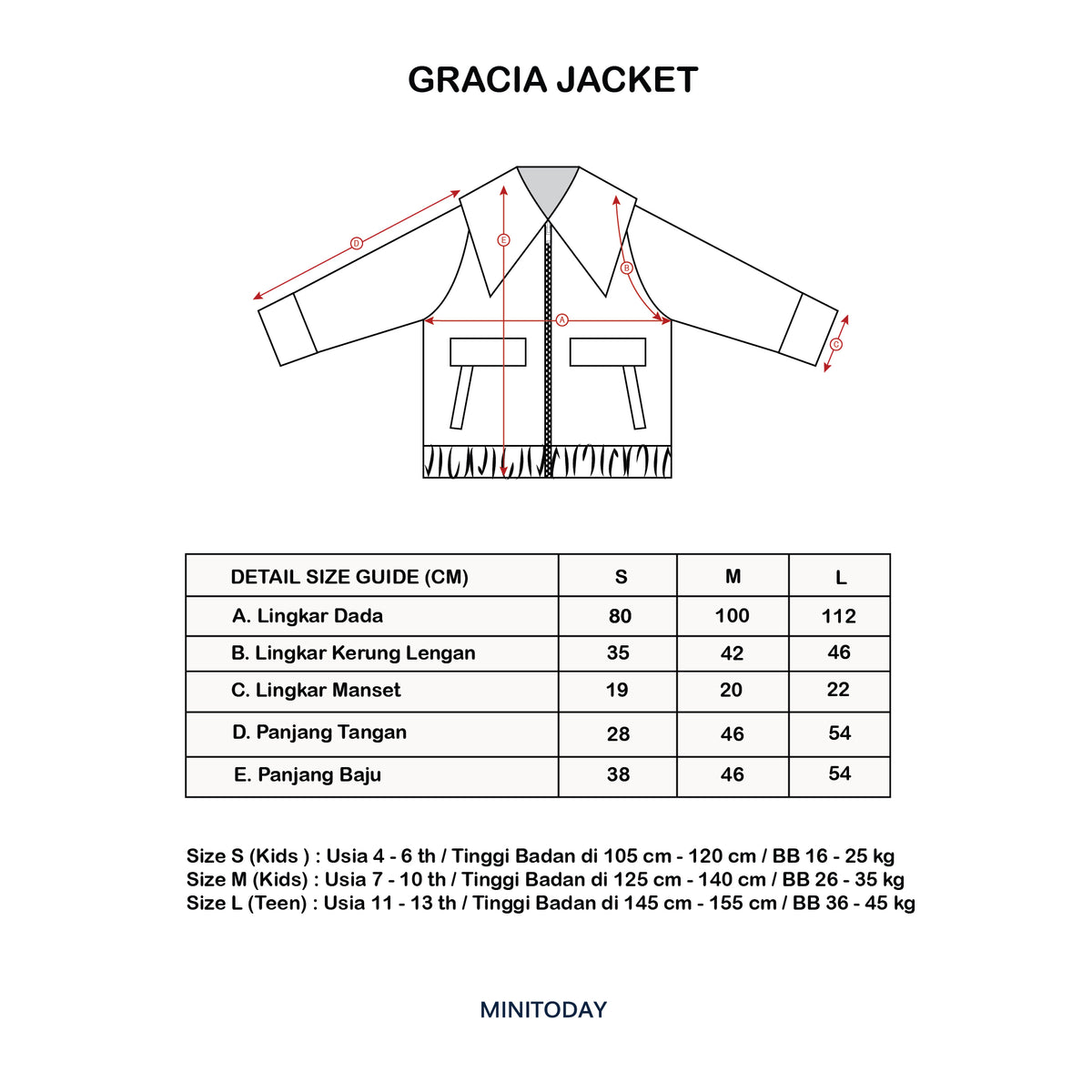 Gracia Jacket - Mini Today