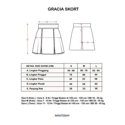 Gracia Skort - Mini Today