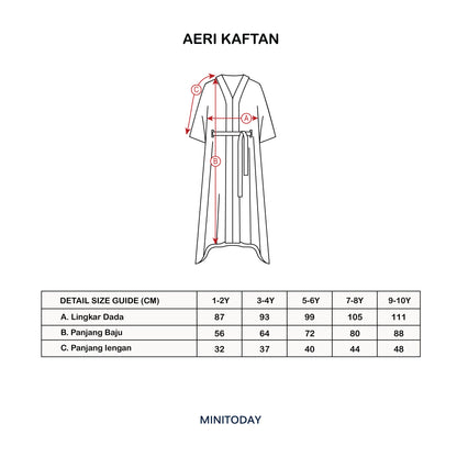 Aeri Kaftan Mini / Kids - Mini Today
